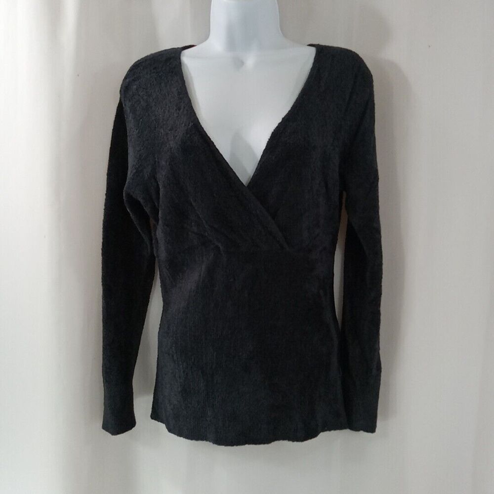 Rgl New York Sweater Women's Size Large Black Soft *